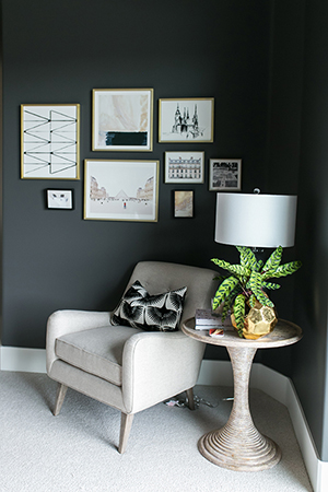 books, shelve, plants